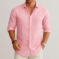 Camisa de Lino Blanca Hombre - Montserrat