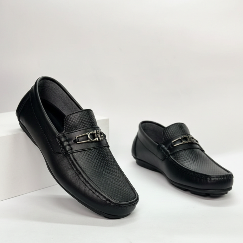 Mocasín Italiano de Cuero Premium