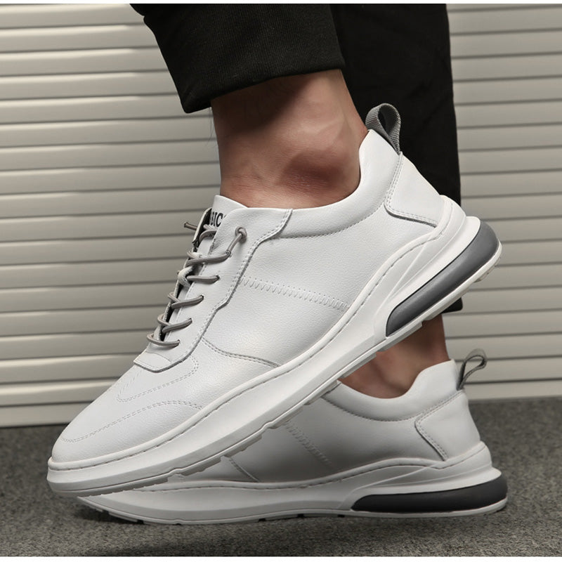 Zapatillas Casual De Piel Para Hombre – Estilo Sofisticado, Comodidad Diaria [Edición Limitada]