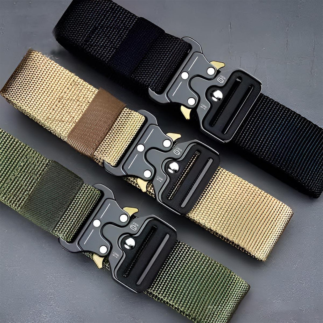 Promoción X3 Correas Tácticas Cinturón Militar Ajustable Correa Reata LSD-02x3 - Montserrat